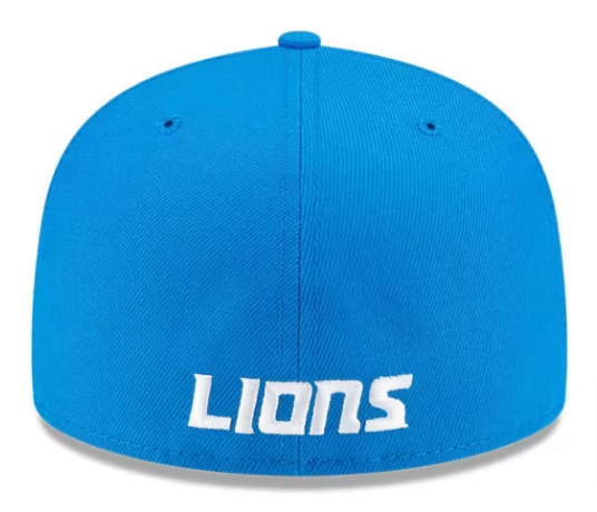 Detroit Lions Fitted New Era 59FIFTY Basic Powder Blue Cap Hat - THE 4TH QUARTER