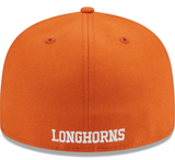Texas Longhorns Fitted 59Fifty New Era Cap Hat Grey UV