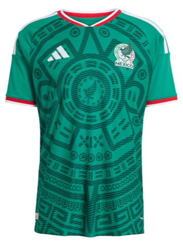 Mexico National Team Adidas FIFA x World Cup 2026 Home On Field Authentic Jersey Green