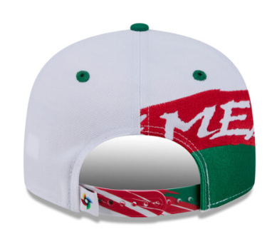Mexico Snapback New Era 9FIFTY Swept White Green Cap Hat Grey UV - THE 4TH QUARTER