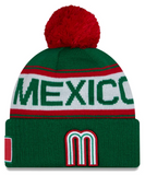 Mexico Youth WBC 2026 New Era Pom Knit Hat - THE 4TH QUARTER
