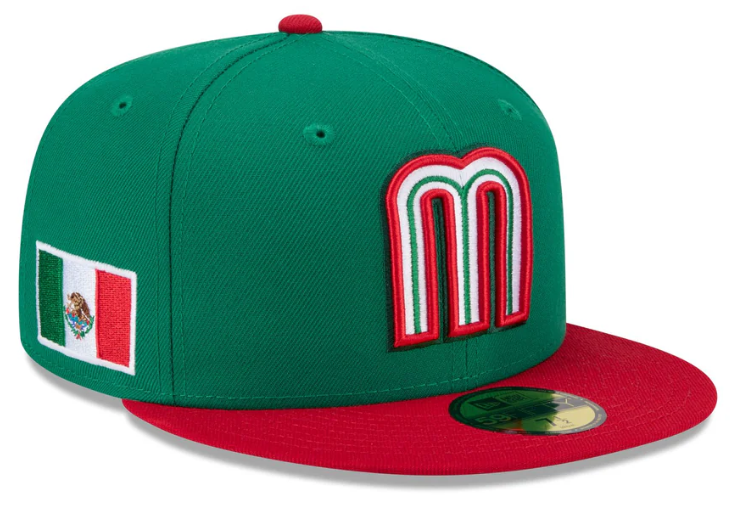 Mexico Fitted Kids New Era 59FIFTY World Baseball Classics Cap Hat - THE 4TH QUARTER