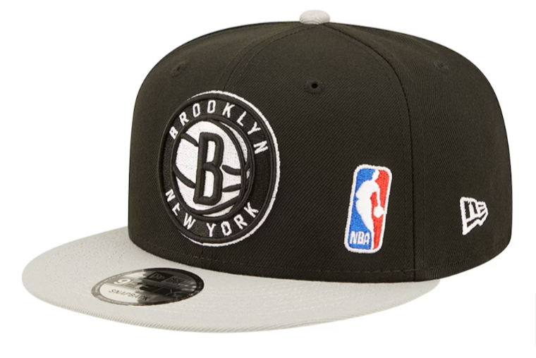 Brooklyn Nets Snapback 9Fifty New Era Back Letter Arch Cap Hat Black - THE 4TH QUARTER