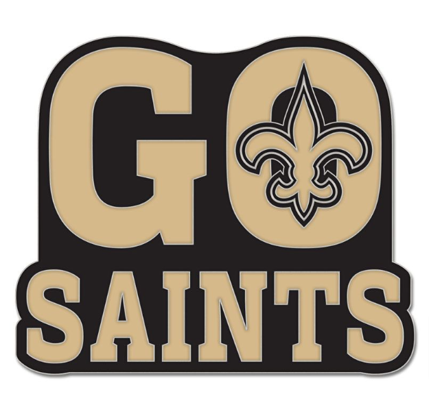 New Orleans Saints Go Saints Lapel Pin - THE 4TH QUARTER