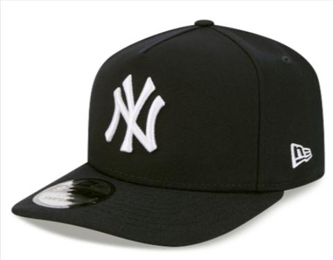 New York Yankees Snapback 9Forty Black Cap Hat Grey UV - THE 4TH QUARTER