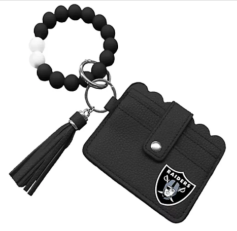 Raiders Womens Bracelet Wallet