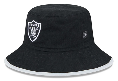 Raiders Kids New Era Basic Team Bucket Hat Blue Toddler - Youth - THE 4TH QUARTER