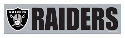 Las Vegas Raiders Bumper Strip Sticker