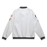 Raiders Mens Jacket Mitchell & Ness City Collection Satin White