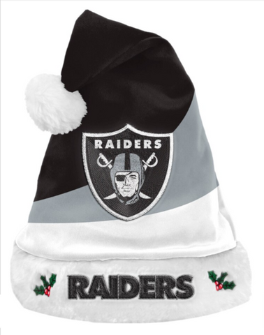 Raiders NFL Santa Hat Colorblock