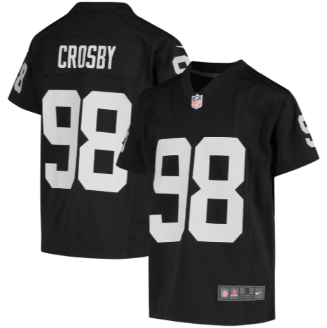 Raiders Jersey Youth 8-20 Maxx Crosby 
