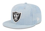 Raiders Snapback New Era 9Fifty Denim Patchwork Hat Cap