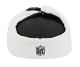 Raiders Fitted New Era 59Fifty Dog Ear Cap Hat Grey UV