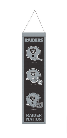Raiders Heritage Evolution Wool Banner