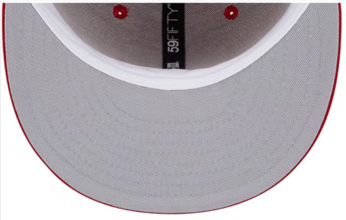Los Ángeles Raiders Fitted New Era 59Fifty Super Bowl Patch Red Cap Hat Grey UV - THE 4TH QUARTER