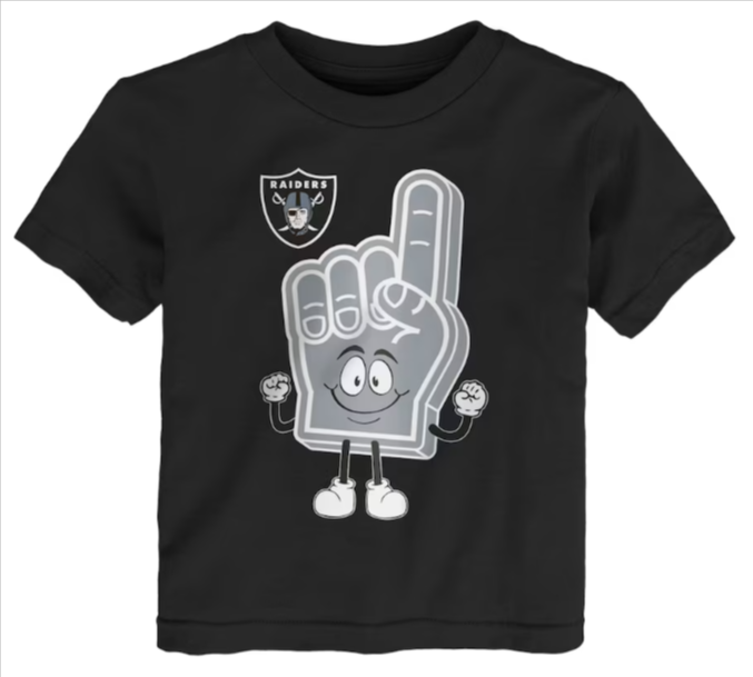 Raiders Toddler Kids Handy Man T-Shirt - THE 4TH QUARTER