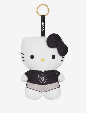 Raiders Plush Hello Kitty Bag Charm Keychain