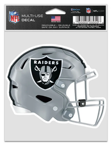 Raiders 3.75" x 5" Helmet Logo Multi-Use Decal