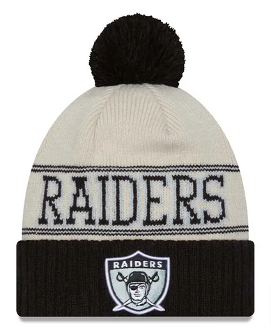 Las Vegas Raiders Black Sport Cuff Beanie Hat