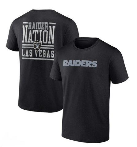 Raiders Mens T-Shirt Fanatics Home Field Advantage Black Tee