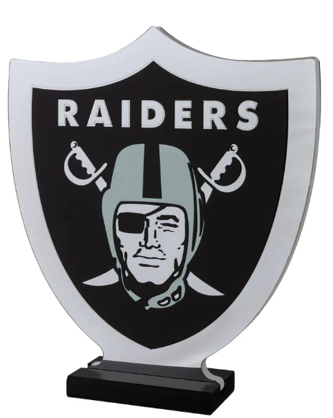 Raiders LED Infinity Logo Acrylic Light - THE 4TH QUARTER