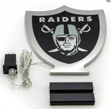 Raiders LED Infinity Logo Acrylic Light