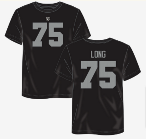 Raiders Majestic #75 Howie Long Player T-Shirt Black