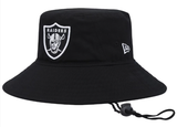 Oakland Raiders Bucket New Era Main Black Hat Cap - THE 4TH QUARTER