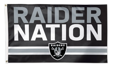 Raiders Bar Home Decor Wincraft 3' X 5' Slogan Nation Flag