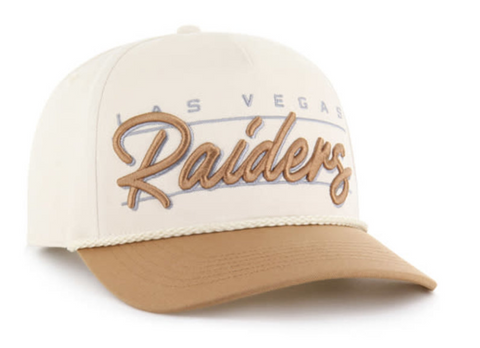 Raiders Snapback '47 Brand Hitch Natural Condor Twill Cap Hat