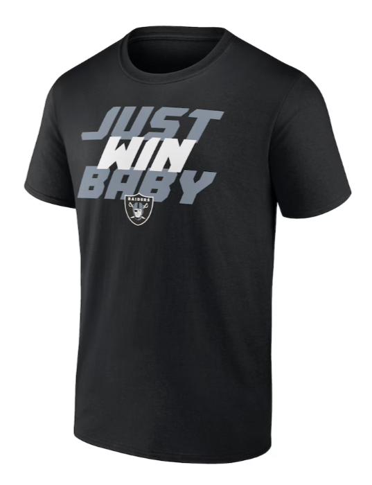 Raiders Mens T-Shirt Fanatics Hometown Offensive Drive Black Tee - THE 4TH QUARTER
