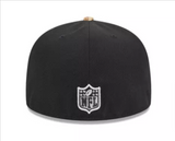 Raiders Fitted New Era 59Fifty Black Real Tree Camo Cap Hat Grey UV