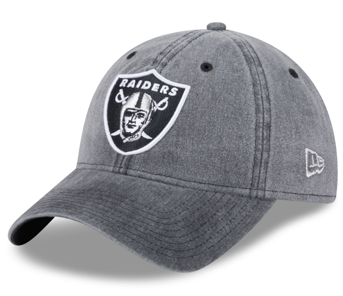 Raiders Strapback New Era 9Twenty Rugged Adjustable Cap Hat - THE 4TH QUARTER