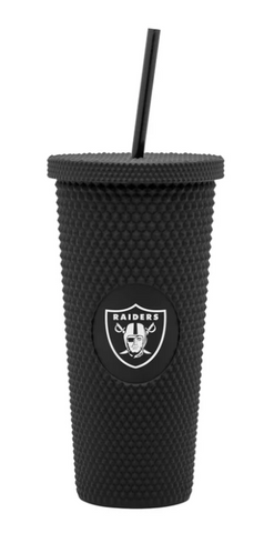 Raiders 24oz Studded Tumbler Travel Mug Cup