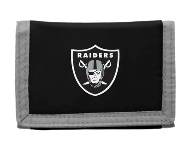 Raiders Trifold Velcro Wallet