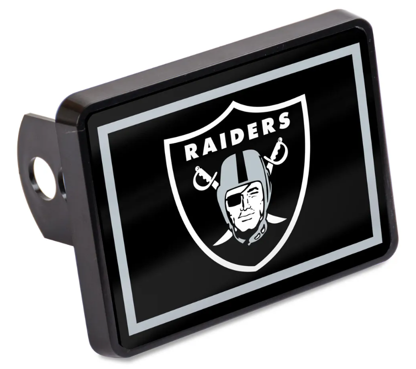 Raiders Universal Hitch Cap Cover - THE 4TH QUARTER