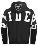 Las Vegas Raiders Mens Sweatshirt Pro Standard Wingspan Hoodie Black - THE 4TH QUARTER