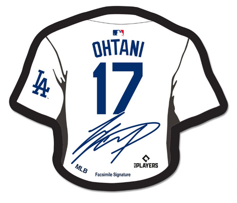 Los Angeles Dodgers Shohei Ohtani White Jersey Collectors Lapel Pin
