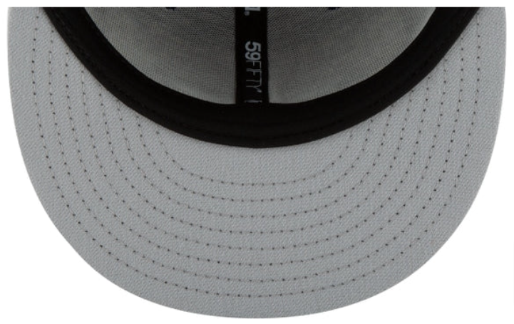 Baltimore Orioles New Era Fitted 59Fifty Black on Black Cap Hat Grey UV - THE 4TH QUARTER