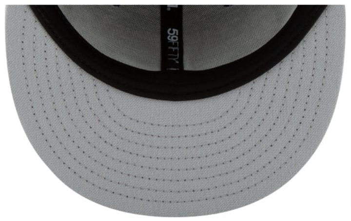 Baltimore Orioles New Era Fitted 59Fifty Black on Black Cap Hat Grey UV - THE 4TH QUARTER