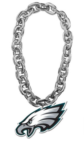 Philadelphia Eagles 3D Foam Fan Big Chain Necklace