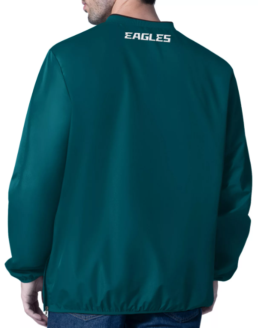 Philadelphia Eagles Mens Crossover V-Neck G-III Jacket - THE 4TH QUARTER