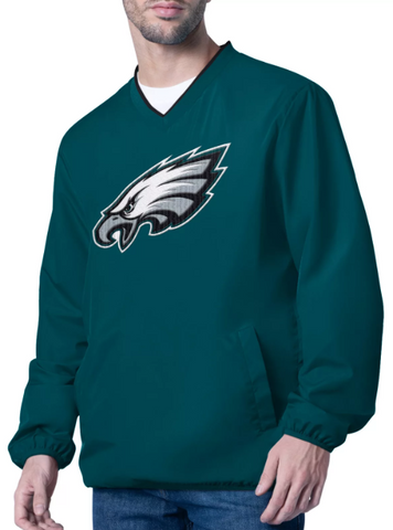 Philadelphia Eagles Mens Crossover V-Neck G-III Jacket