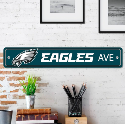 Philadelphia Eagles Ave Street Sign Bar Decor