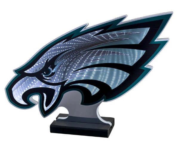 Philadelphia Eagles LED Infinity Logo Acrylic Light - THE 4TH QUARTER