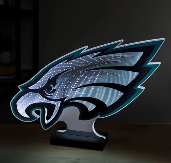 Philadelphia Eagles LED Infinity Logo Acrylic Light - THE 4TH QUARTER