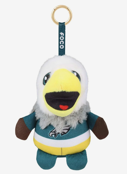 Philadelphia Eagles Plush Teamie Beanie Mascot Bag Charm Keychain