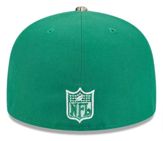 Philadelphia Eagles Fitted New Era 59Fifty Green Real Tree Camo Cap Hat Grey UV - THE 4TH QUARTER