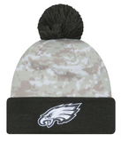 Philadelphia Eagles Beanie New Era 2024 Salute to Service Cuffed Knit Hat