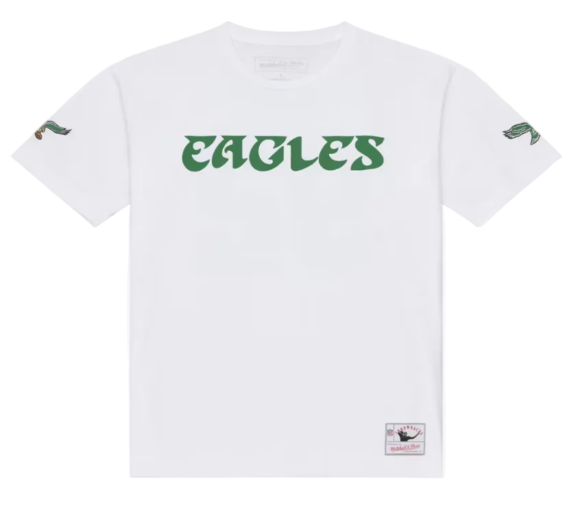 Philadelphia Eagles Mens T-Shirt Mitchell &amp; Ness 